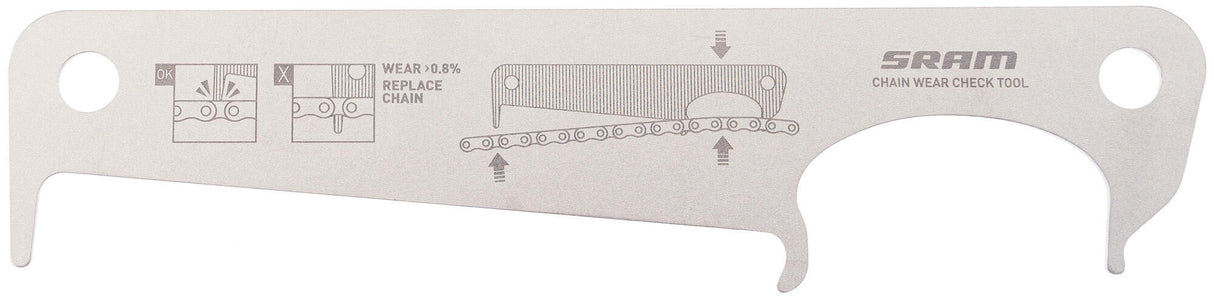Sram chain wear gauge chain wear 0.8 percent
