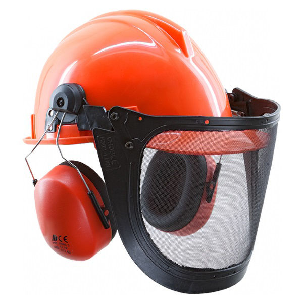 Bosbouwkit helm vizier gehoorkap