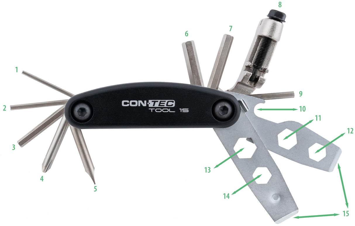 Contec multifunction tool tool 15 ct multifunction tool 15 15 functions