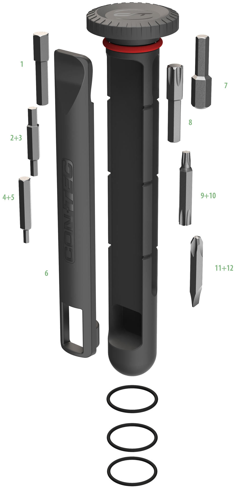 Contec multi-function tool treasure bar dlx ct multi-tool treasure bar dlx 12 functions