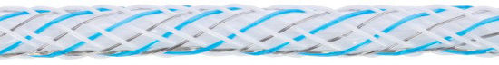 Ako platinumline gjerdesnor 6mm 200m hvit blå