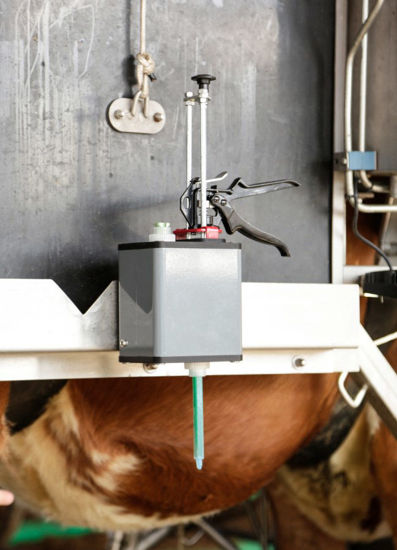 Verwarmingsbox voor klauwlijm