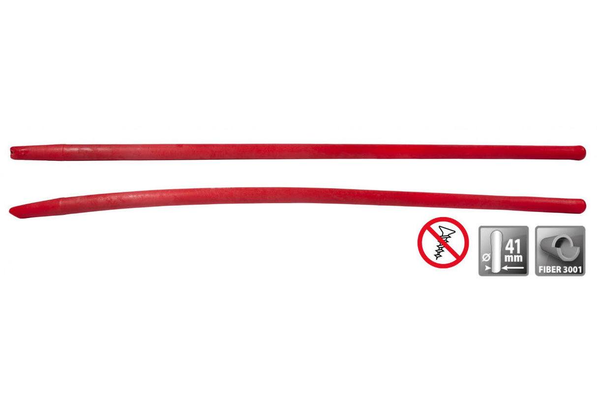 Mm eurotool schopsteel glasfiber gebogen 130cm