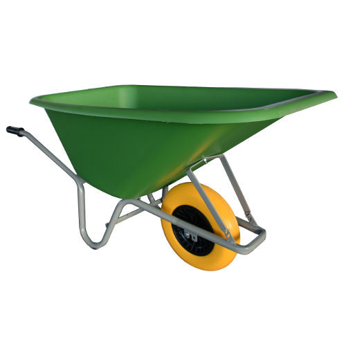 Altrad wheelbarrow Forza 165L HDPE container green NML wheel