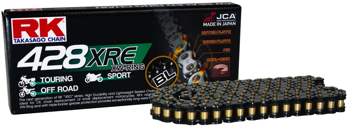 Rk chain 428 xre 138 n black open