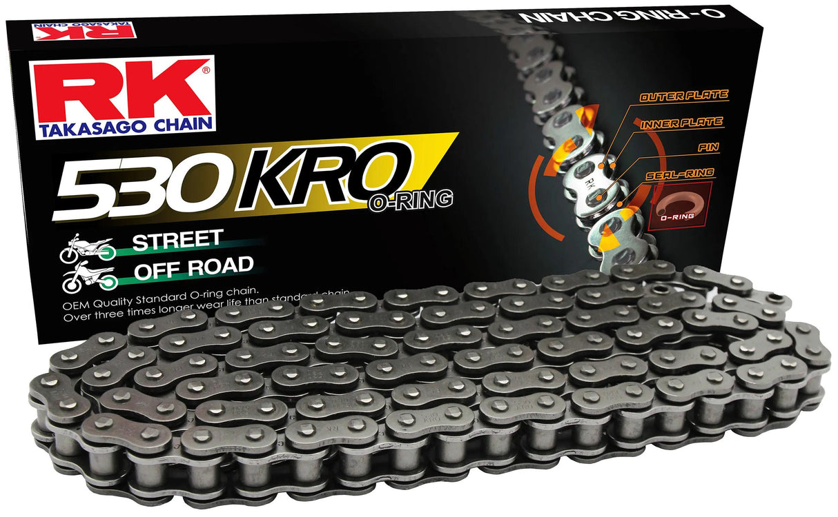 Rk veriga 530 kro 120 n siva odprta