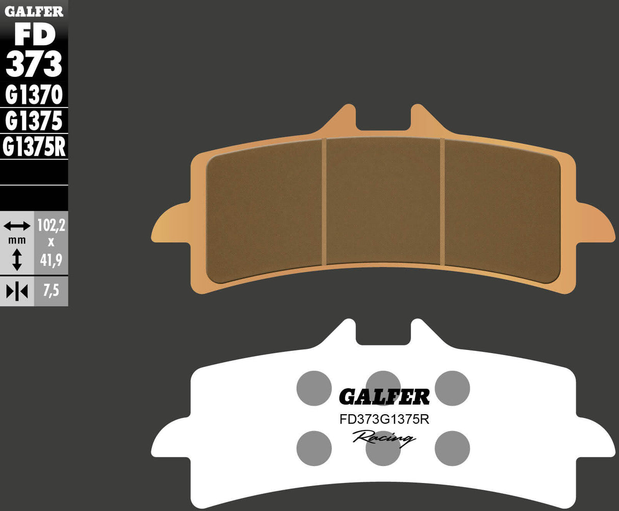 Galfer remblokken fd373 brake pad fd373 g1375r sint.metal racing