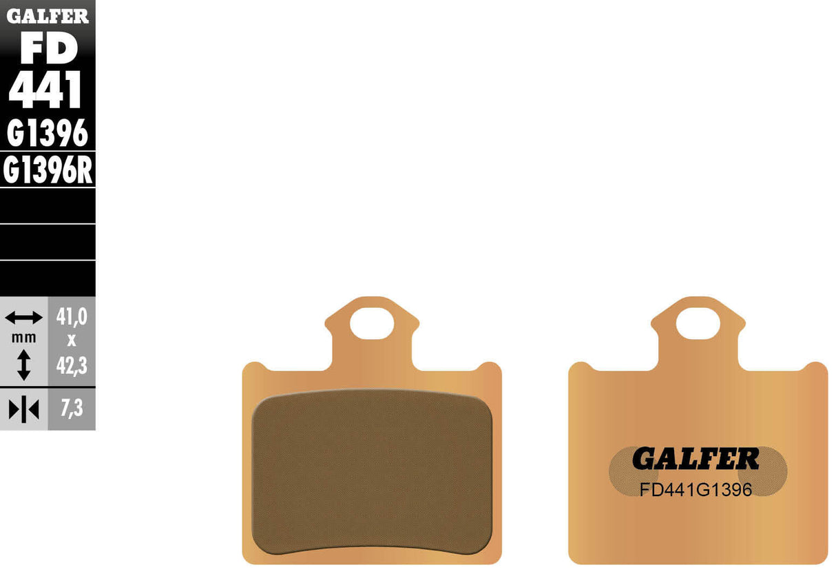 Galfer brake pads fd441 brake pad fd441 g1396 sint.metal offroad