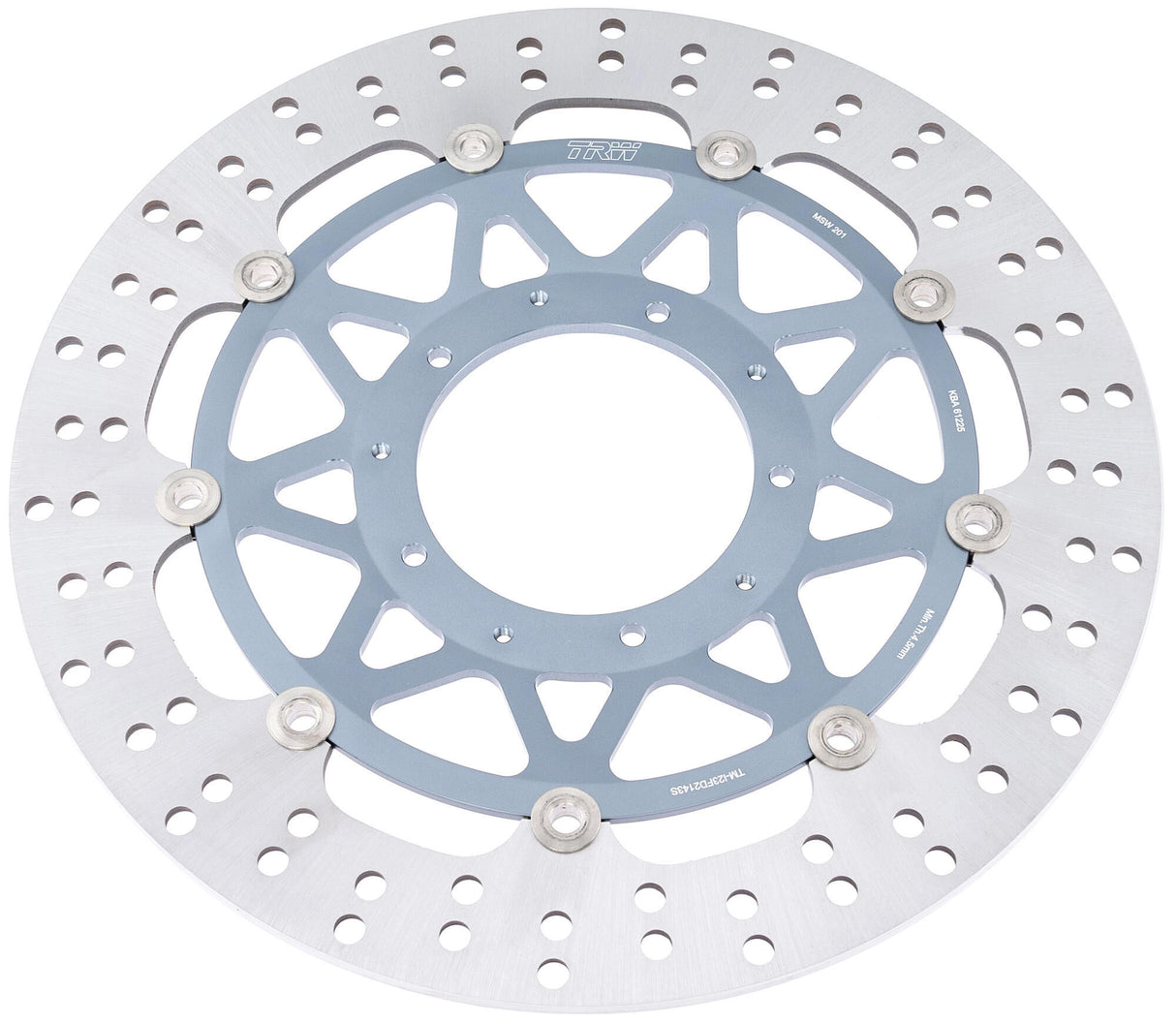 Trw brake disc msw201 from rotor msw201 floating