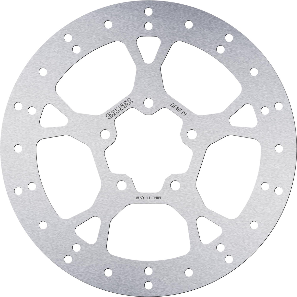 Galfer remschijf df671 rotor df671 type v ridig