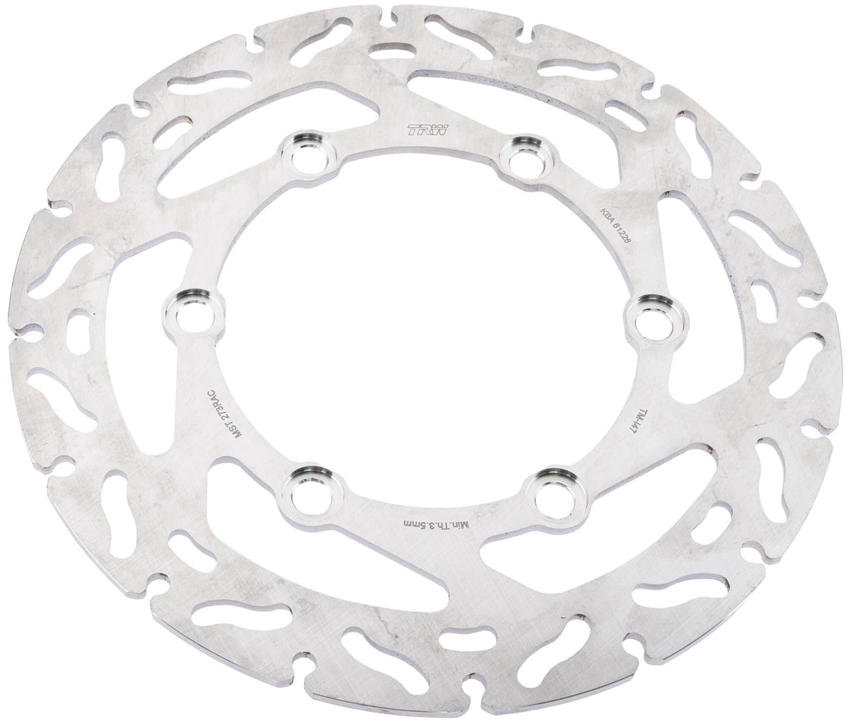 Trw brake disc mst273rac . rotor mst273rac rigid