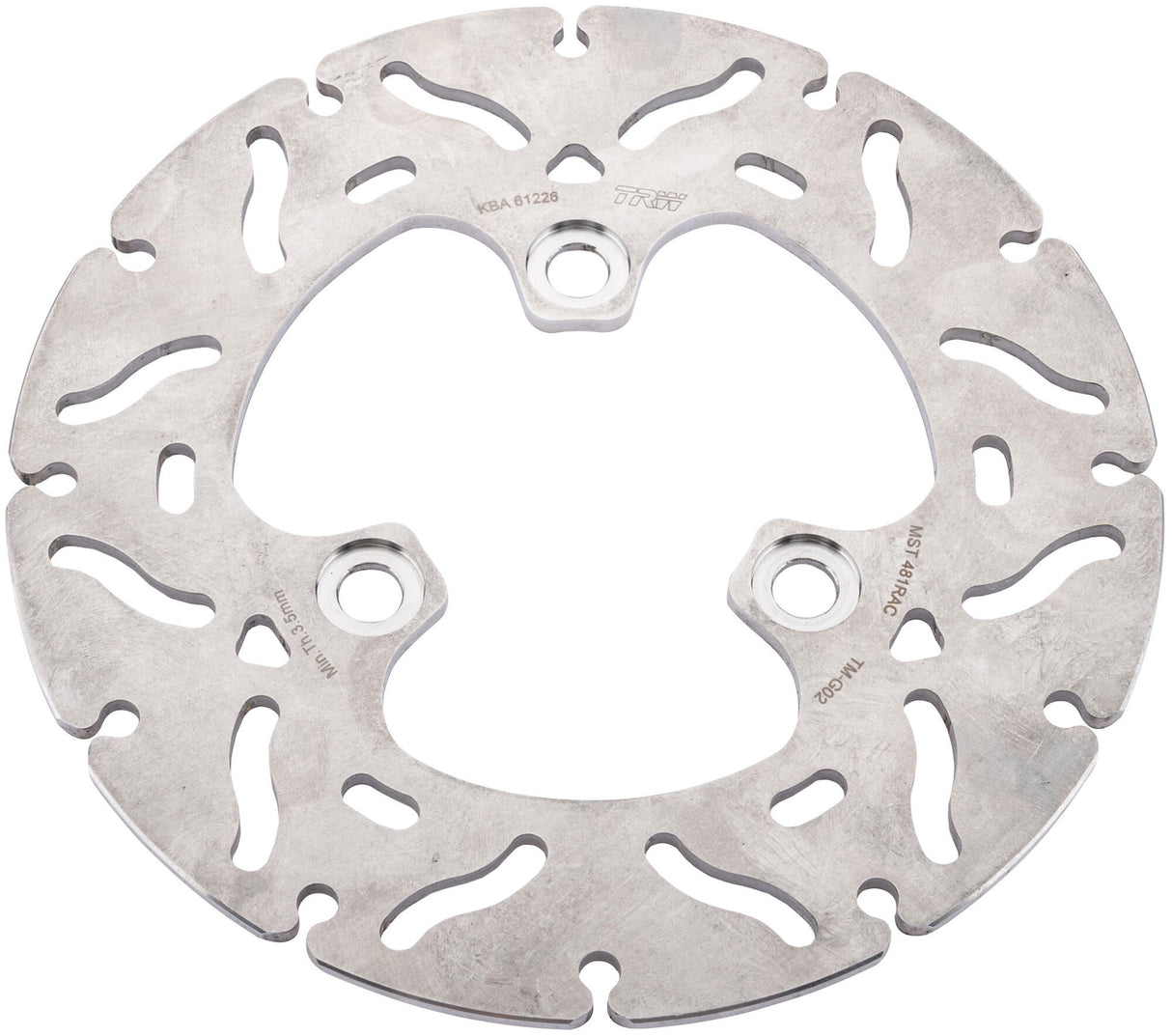 Trw brake disc mst481rac . rotor mst481rac rigid
