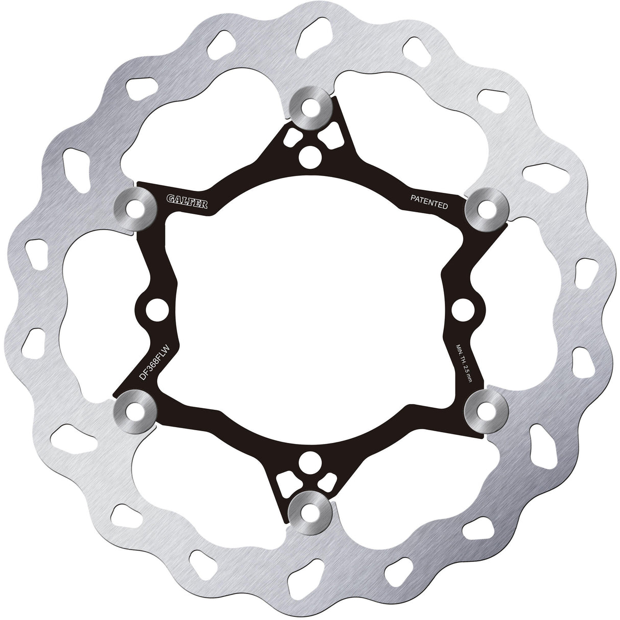 Galfer golf remschijf df368 wave rotor df368 flw offroad floating