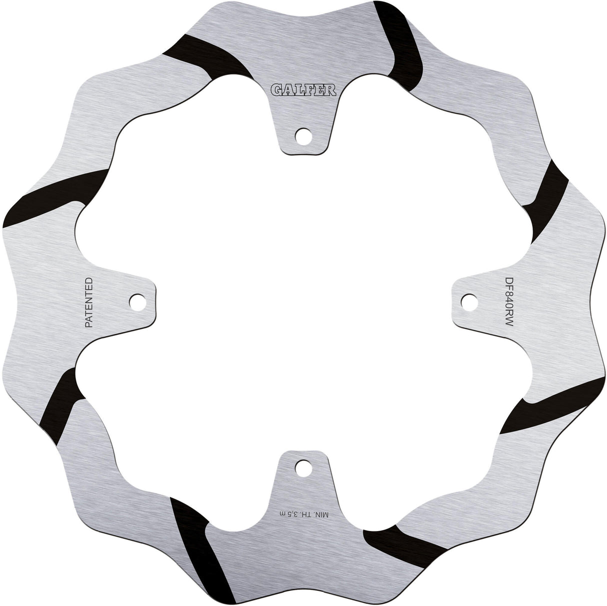 Galfer golf remschijf df840 wave rotor df840 rw offroad rigid gr.