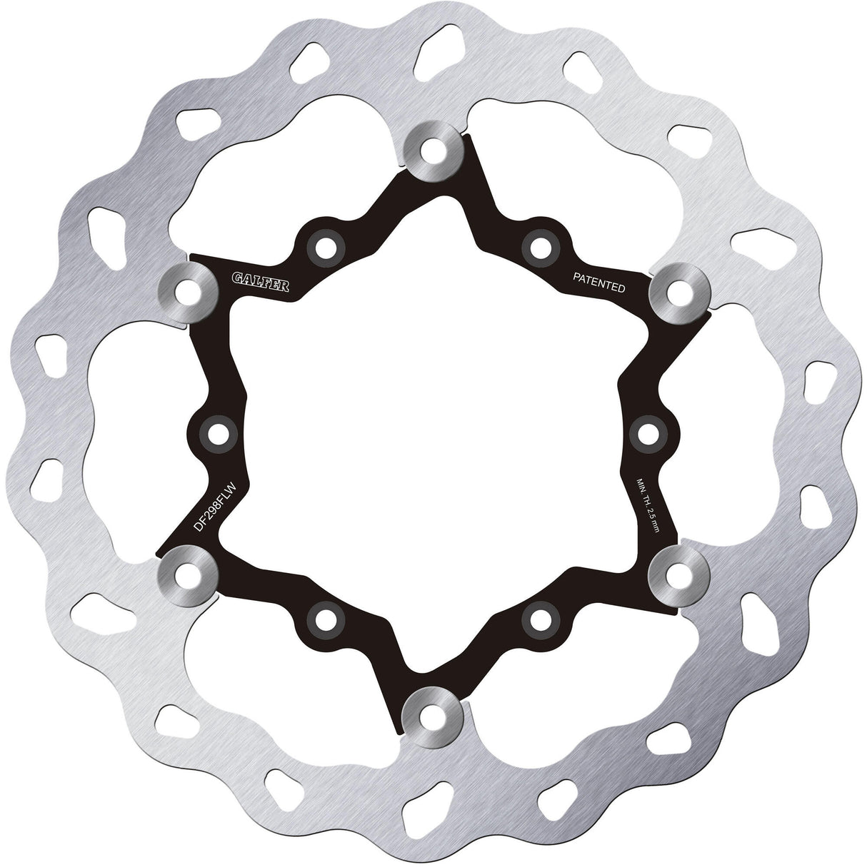 Galfer golf brake disc df298 wave rotor df298 flw offroad floating