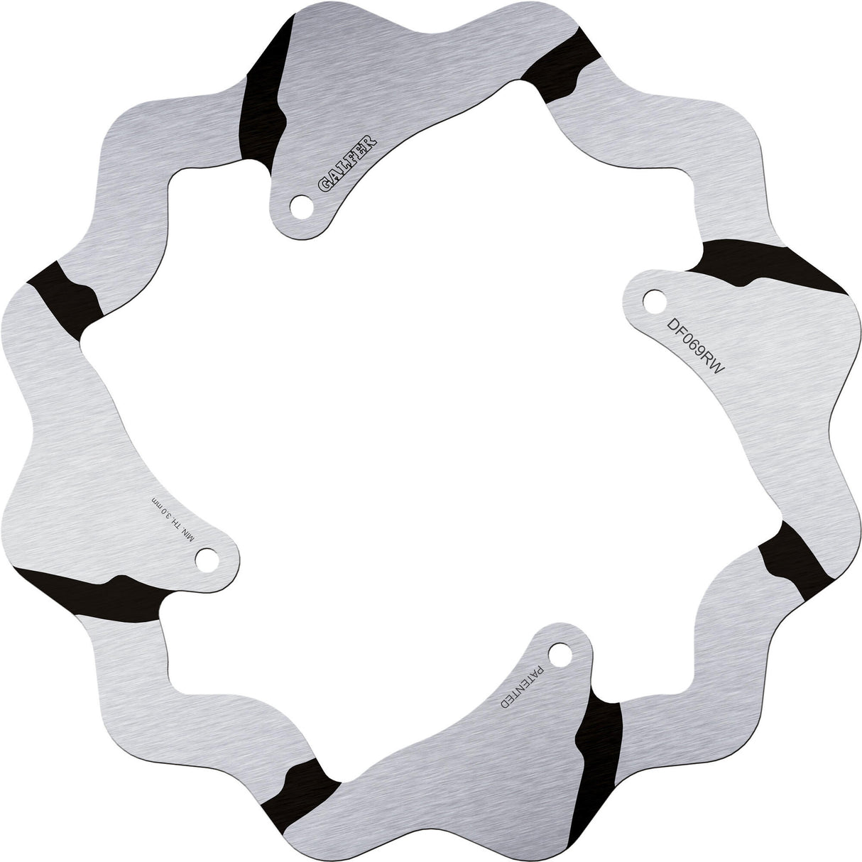 Galfer wave brake disc df069 rotor df069 rw offroad rigid gr.