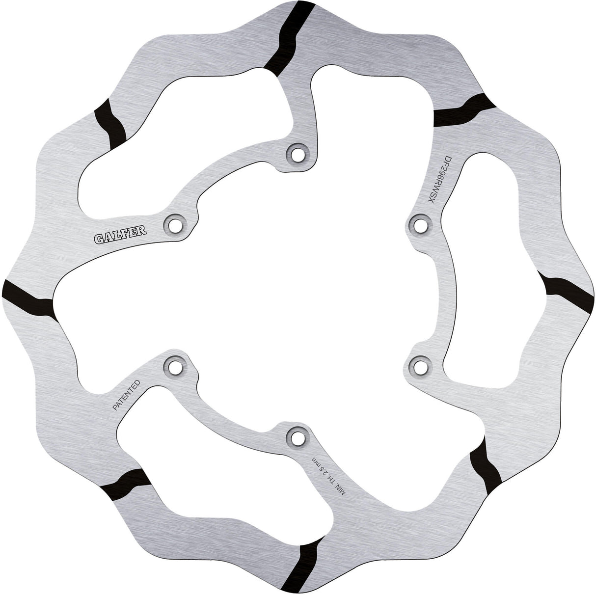 Galfer wave brake disc df298 wave rotor df298 rwsx offr.rigid gr.overs.