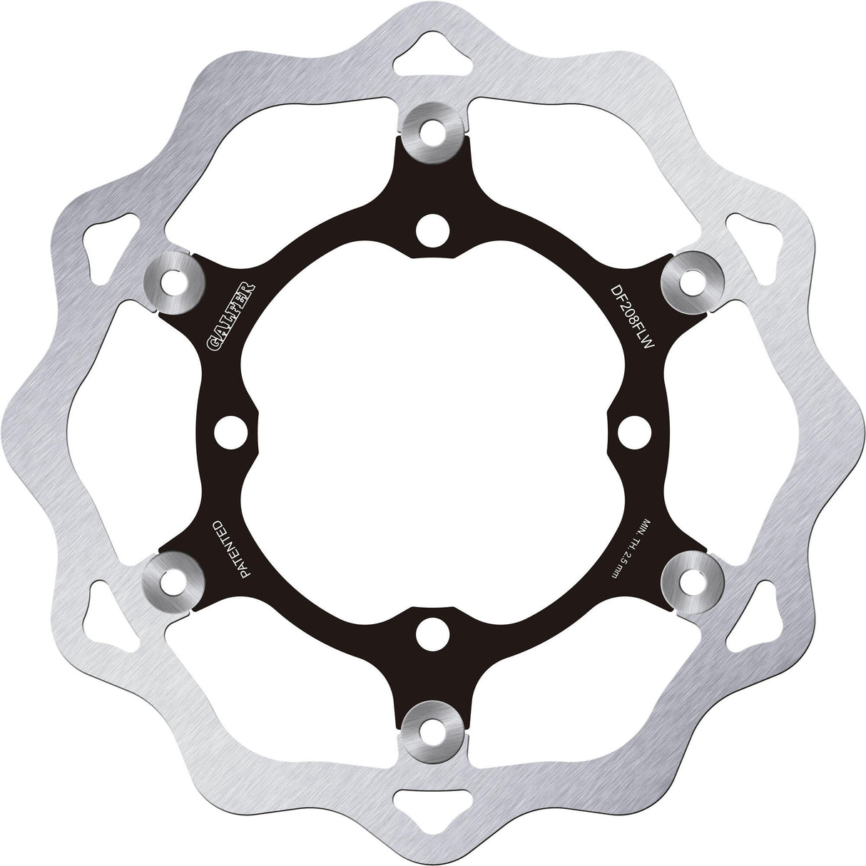 Galfer golf brake disc df208 wave rotor df208 type flw offroad floating