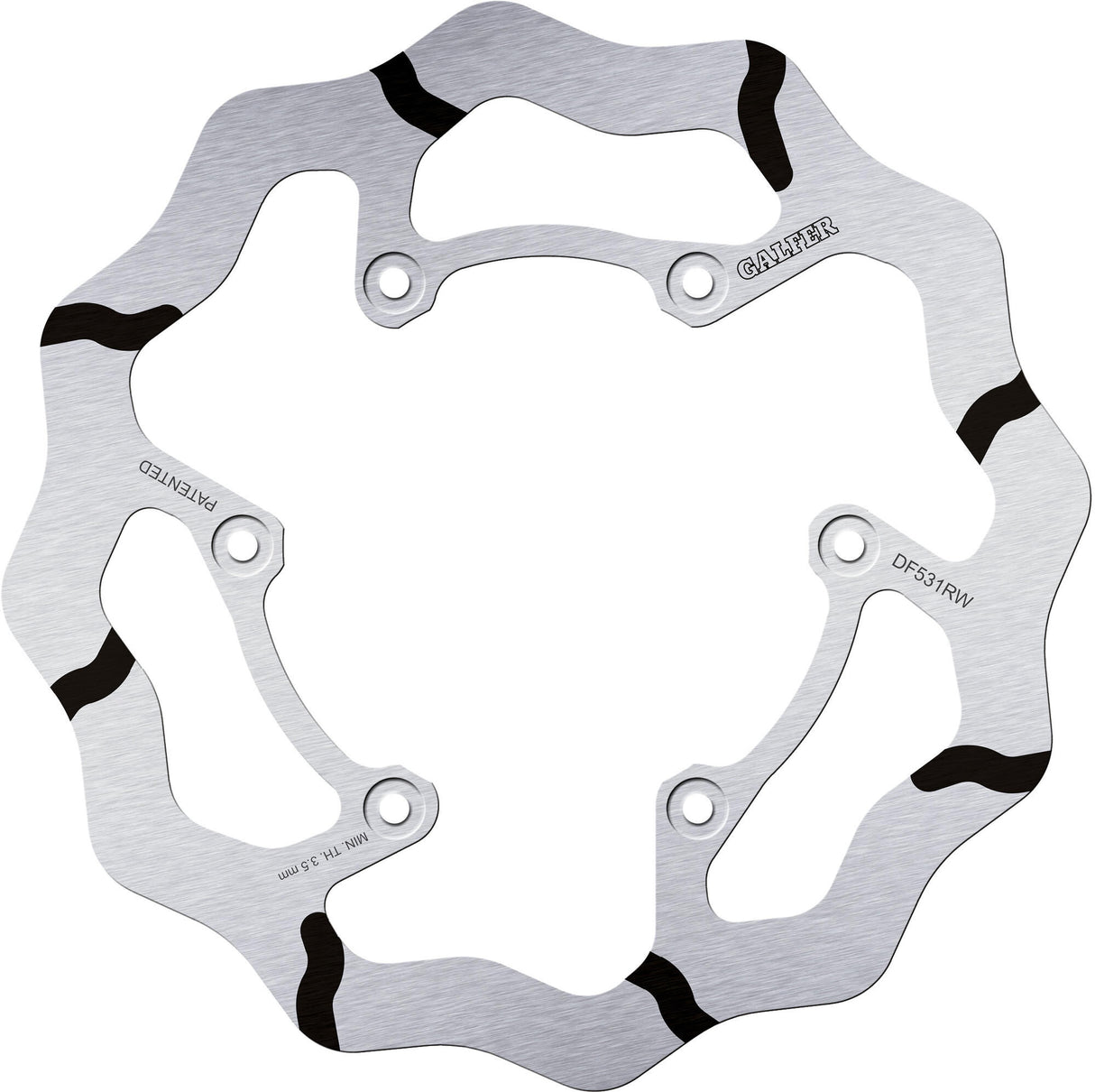 Galfer golf remschijf df531 wave rotor df531 rw offroad rigid gr.