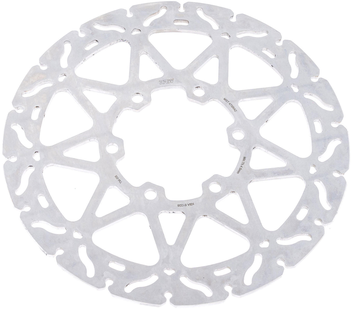 Trw brake disc mst470rac . rotor mst470rac rigid