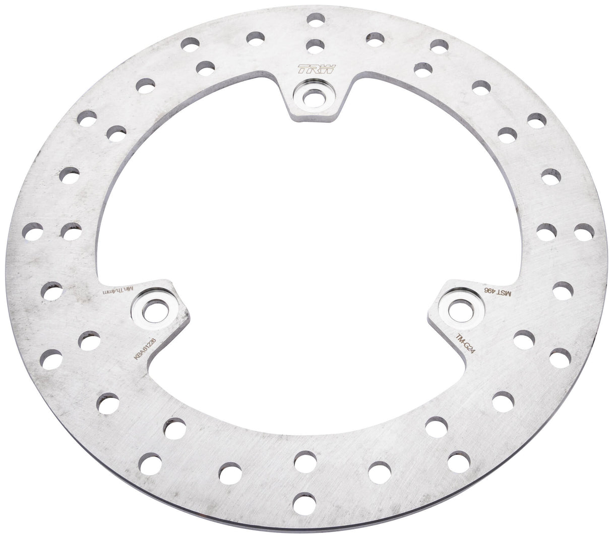 Trw brake disc mst496 from rotor mst496 rigid