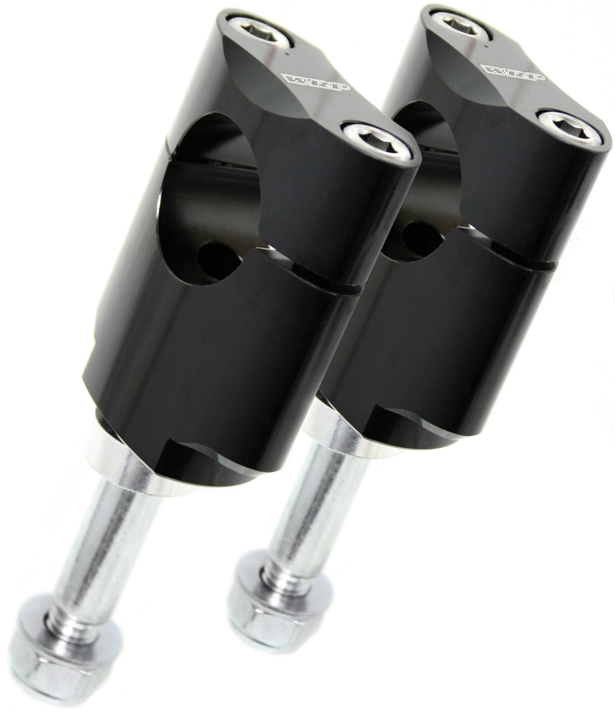 Wrp - racing wrp handlebar clamp pro clamps clamping set pro clamps w aluminum black plus 10mm