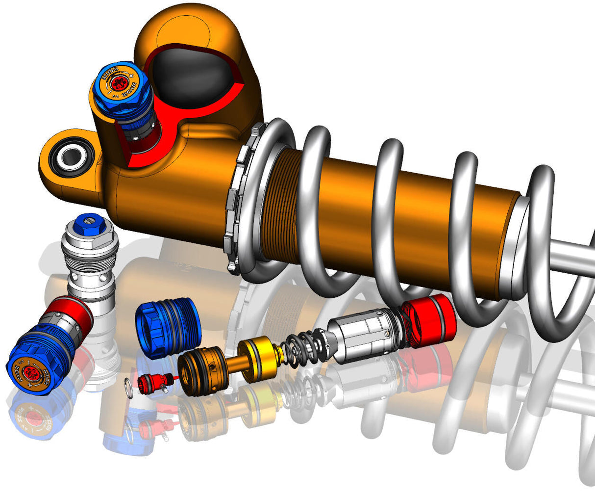 N10z dynamic valve shock absorber valve dynamic valve strut valve mx