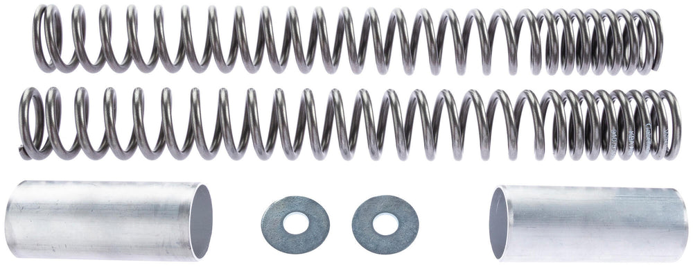 Wirth fork spring set polished fork spring set 6064 polished, cover 1287
