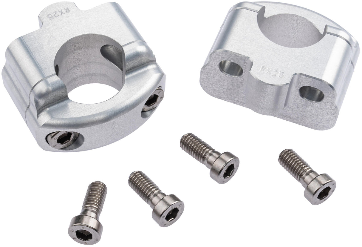 LSL handlebar clamp x-bar adapter rise up 22-28.5mm +25 si