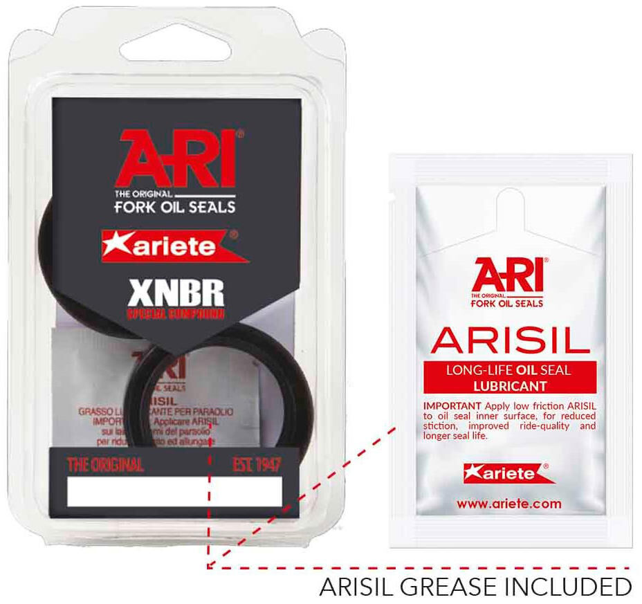 Ari fork seal set fork seal set 090 43x54x9.5 10.5 tcl