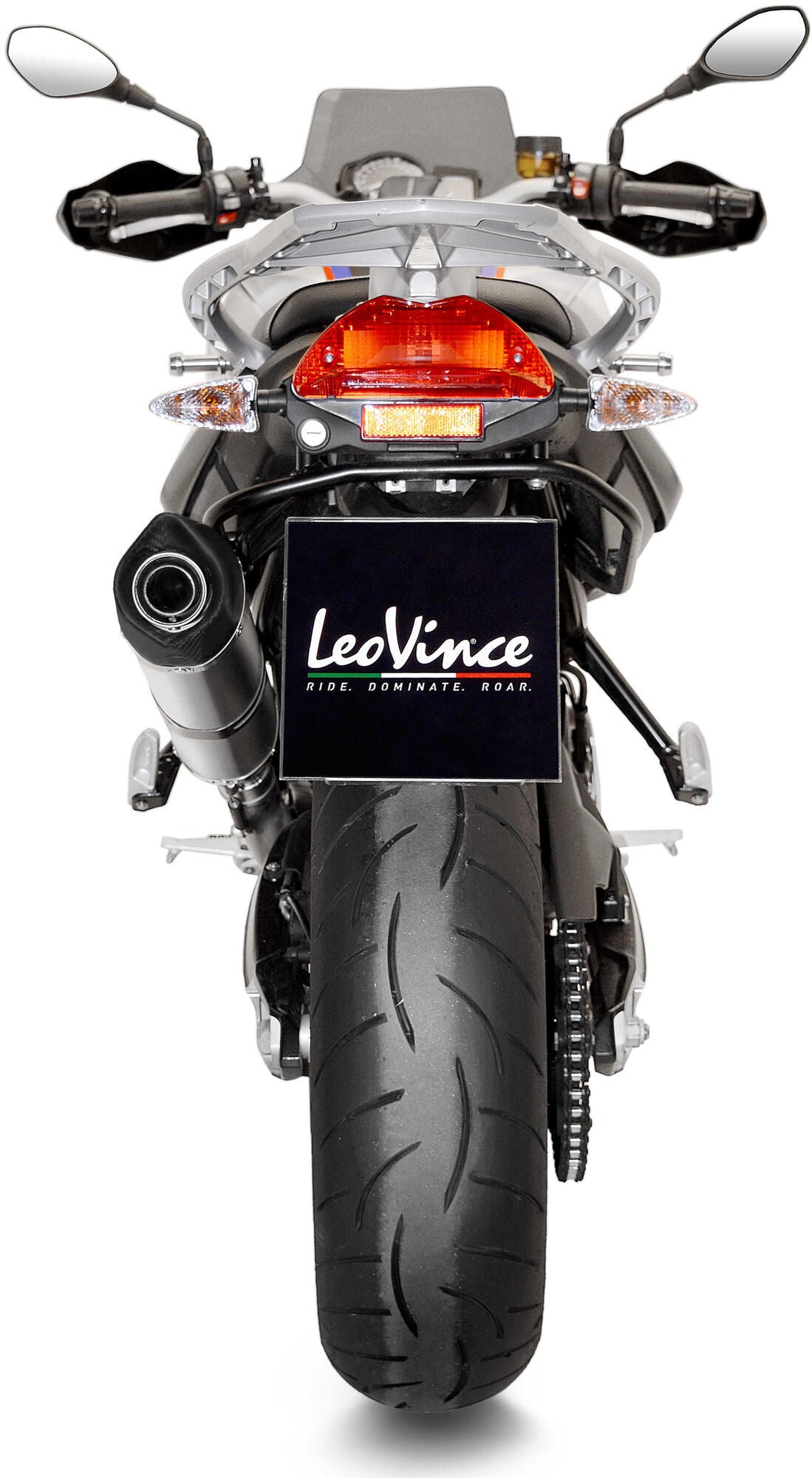 Leovince geluiddemper sbk lv one evo ii schalld leo slipon lv one inox