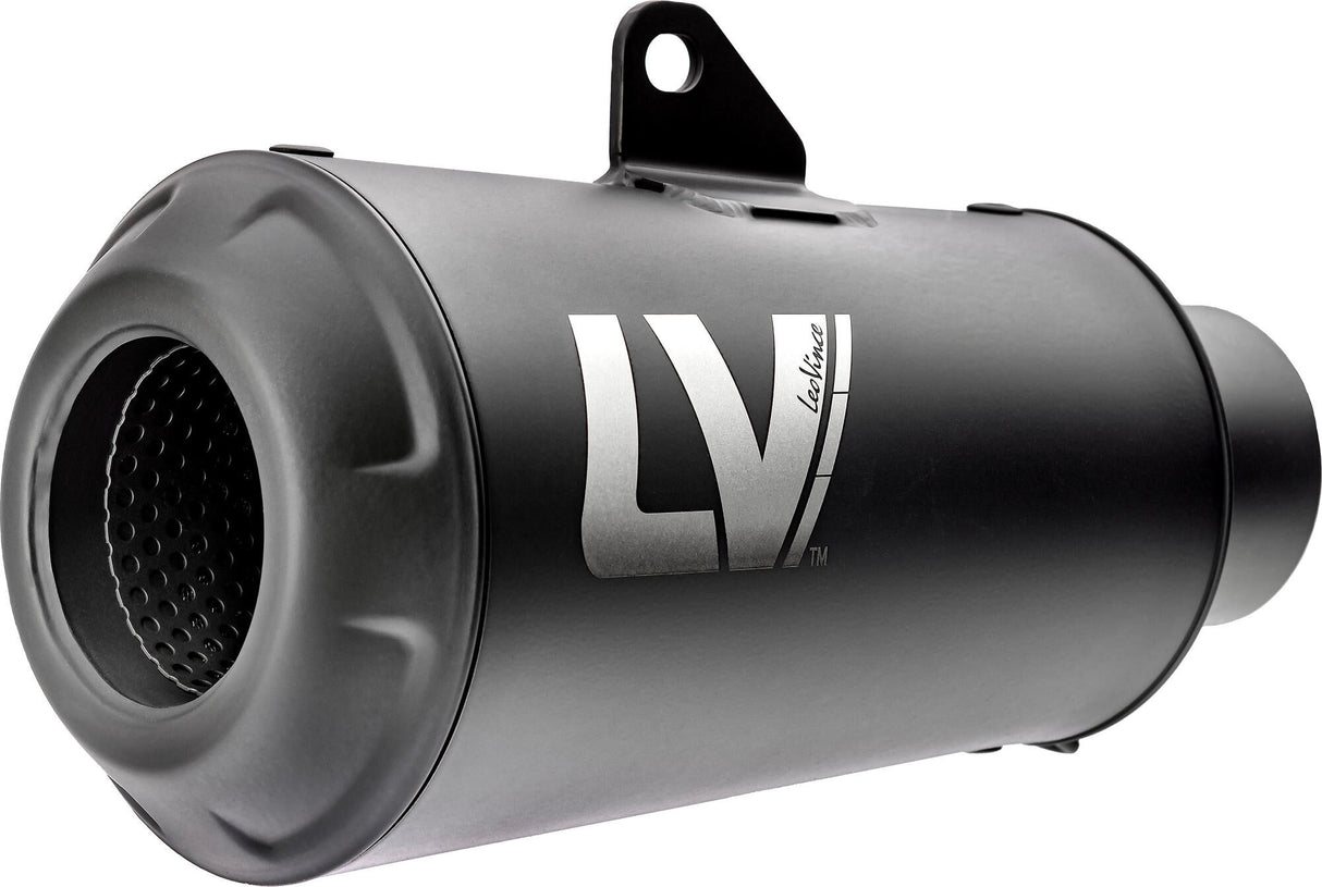 Leovince geluiddemper sbk lv-10 full black schalld leo slipon lv-10 sw