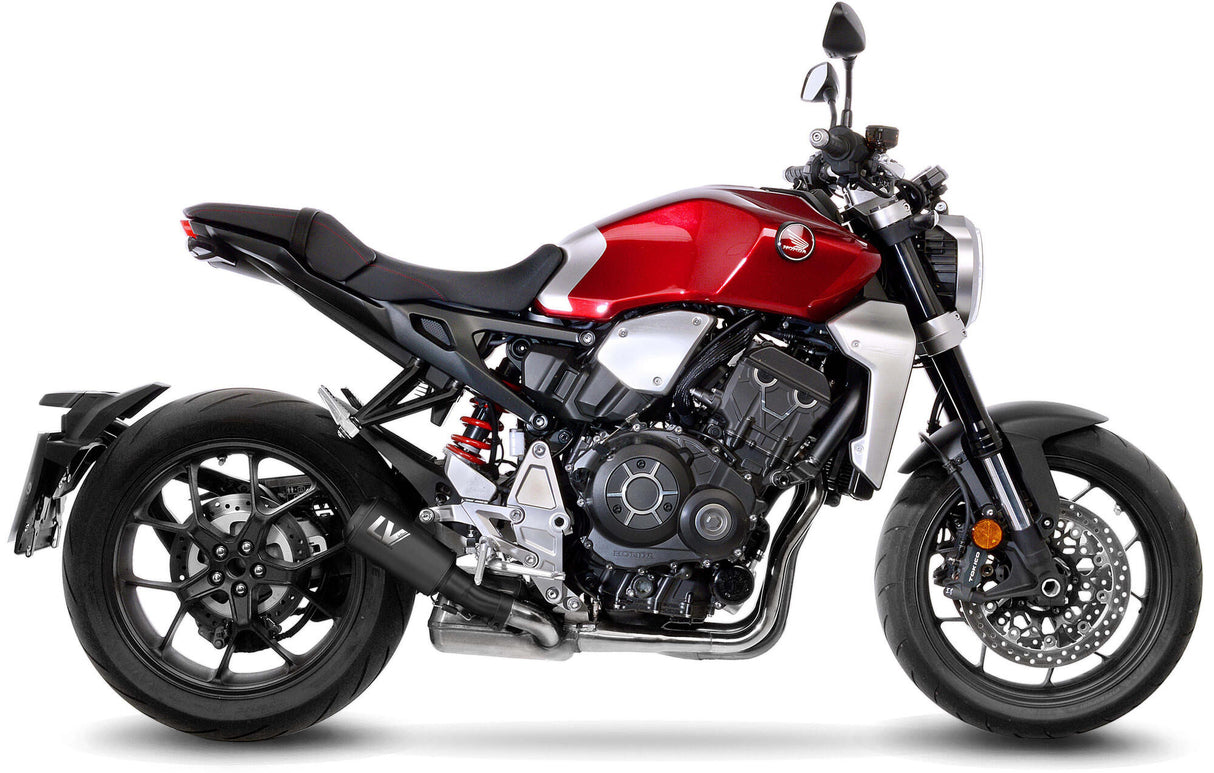 Leovince geluiddemper sbk lv-10 full black schalld leo slipon lv-10 sw