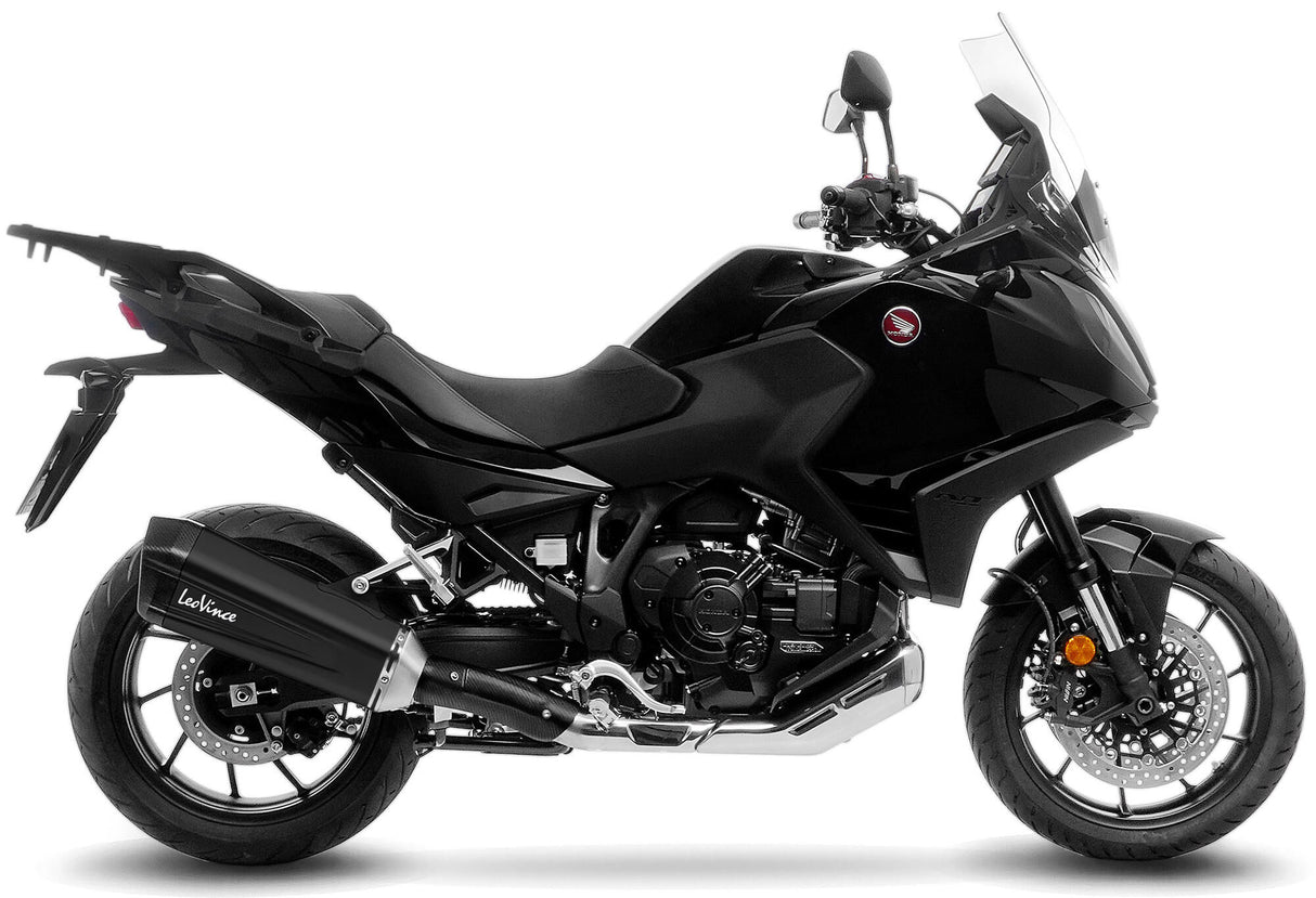 Silenciador Leovince SBK LV-12 edição preta Schalld Leo Slipon LV-12 SW