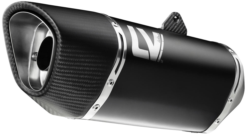 Leovince silencer SBK LV-14 R Black Edition Schalld Leo Slipon LV-14 R SW
