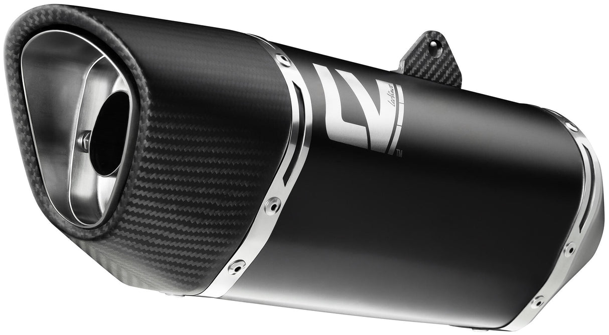 Leovince silencer SBK LV-14 R Black Edition Schalld Leo Slipon LV-14 R SW