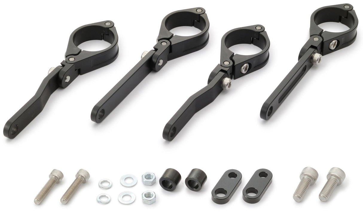 Daytona dual-axis headlight holder bracket sh. aluminum 35mm sw adjustab