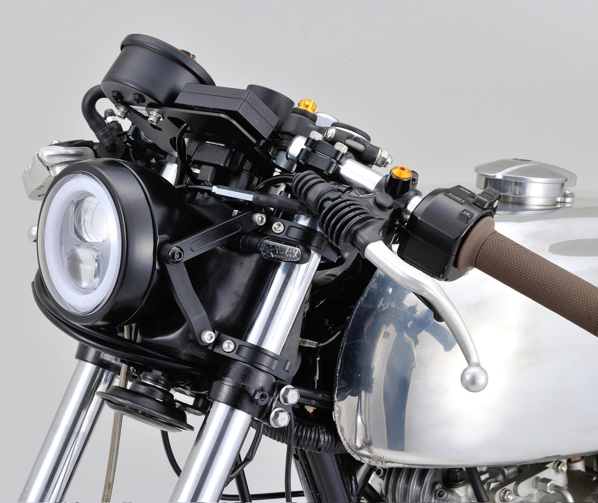 Daytona dual-axis headlight holder bracket sh. aluminum 35mm sw adjustab