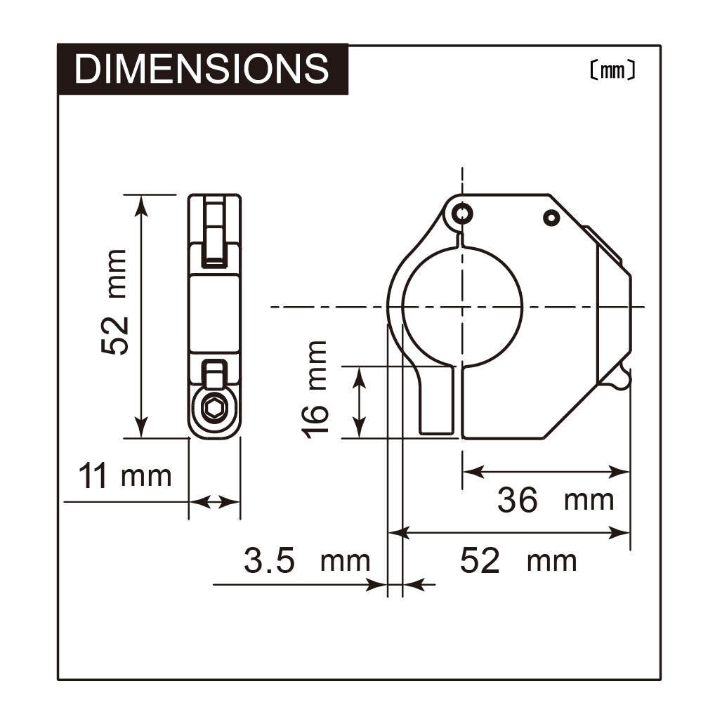 Daytona usb-stopcontact slim-mount usb-slim-mount type-c sw 18w
