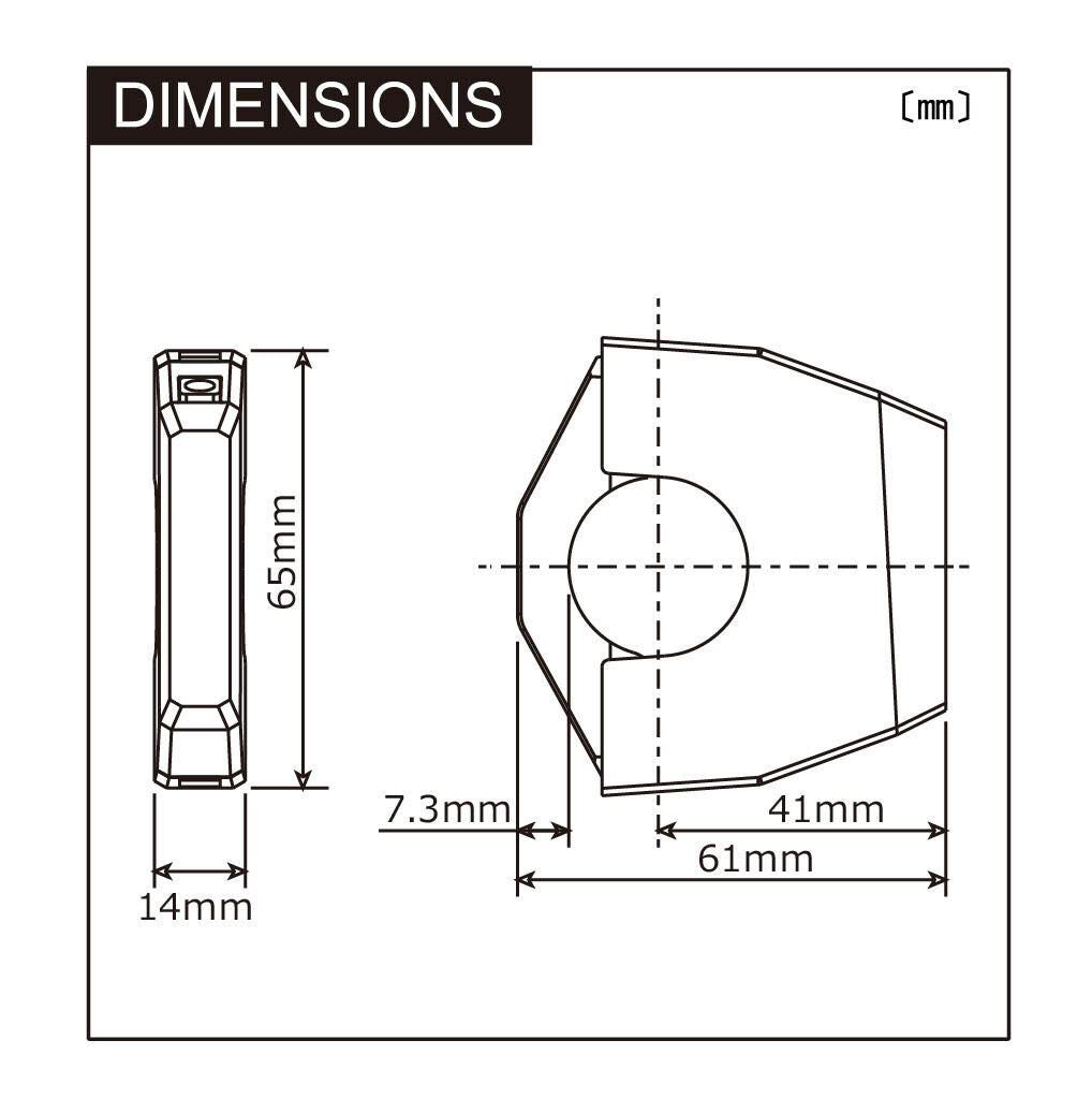 Daytona USB socket slim-mount USB-slim-mount 2x type-a sw 2x 12w