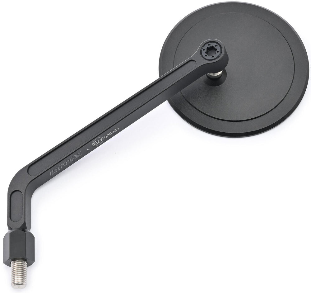 Daytona mirror d-mirror-21 mirrors flat round alu li long sw e-mark