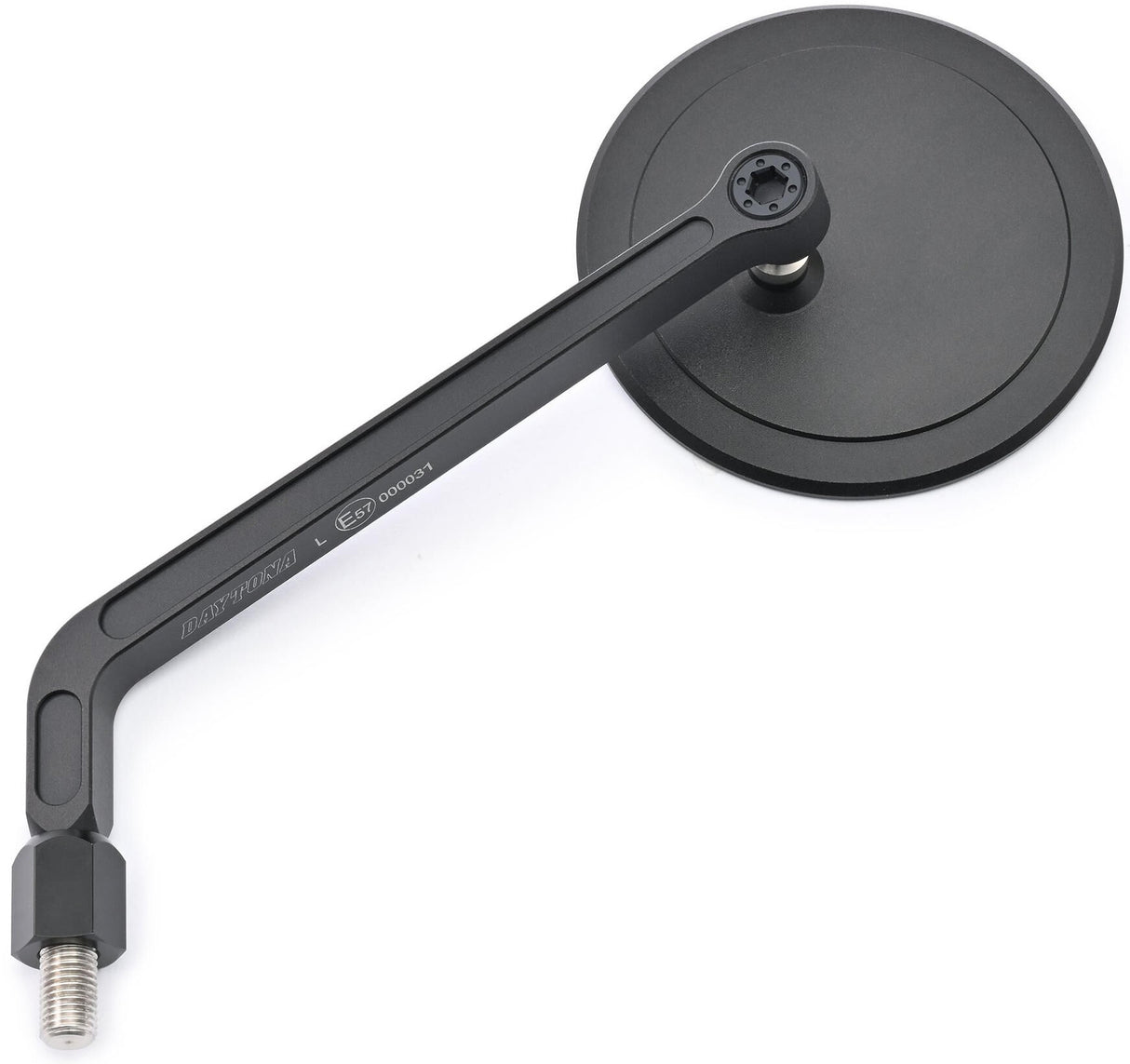 Daytona mirror d-mirror-21 mirrors flat round alu li long sw e-mark