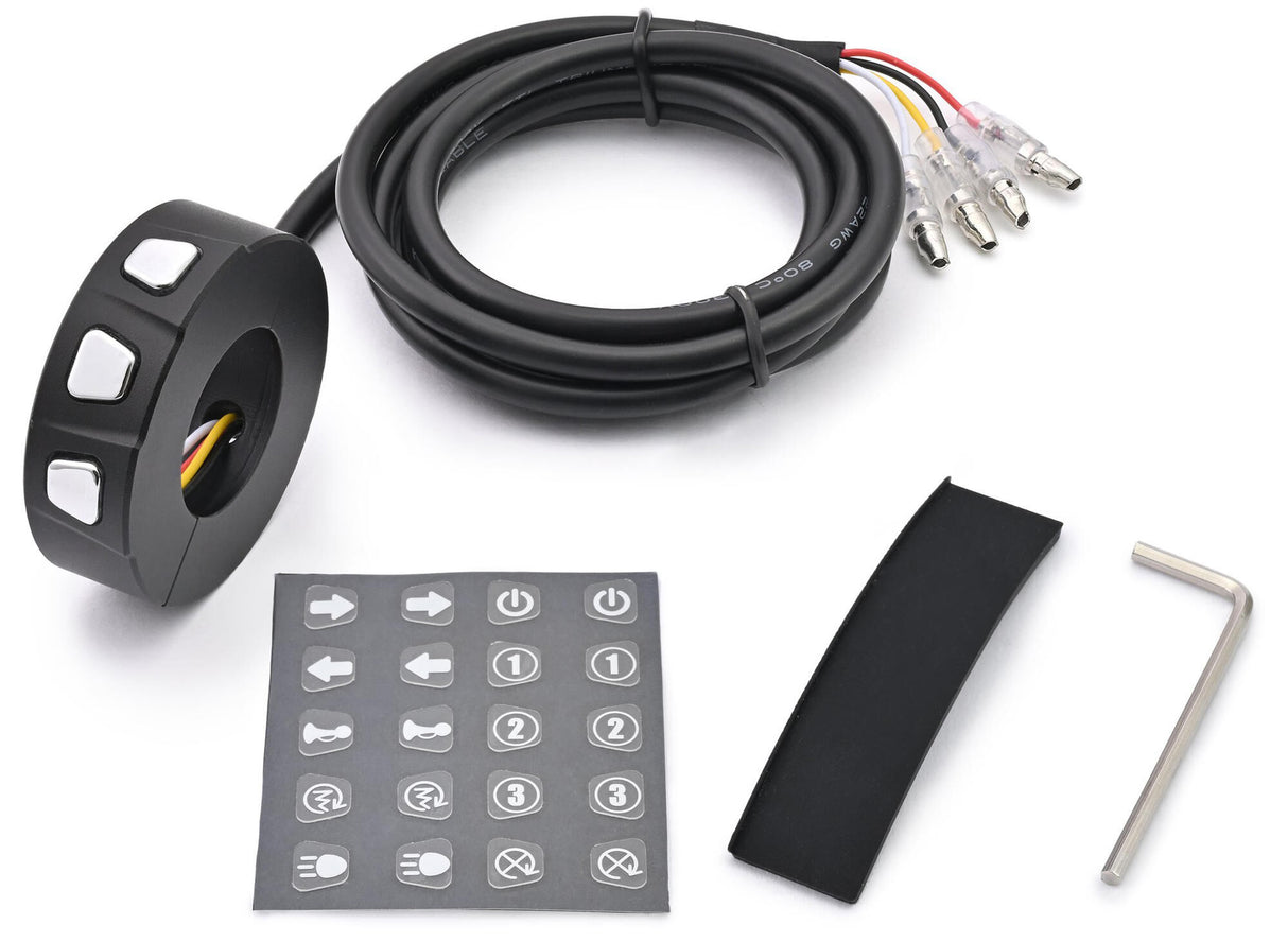 Daytona switch shifter steering armature alu sw chr