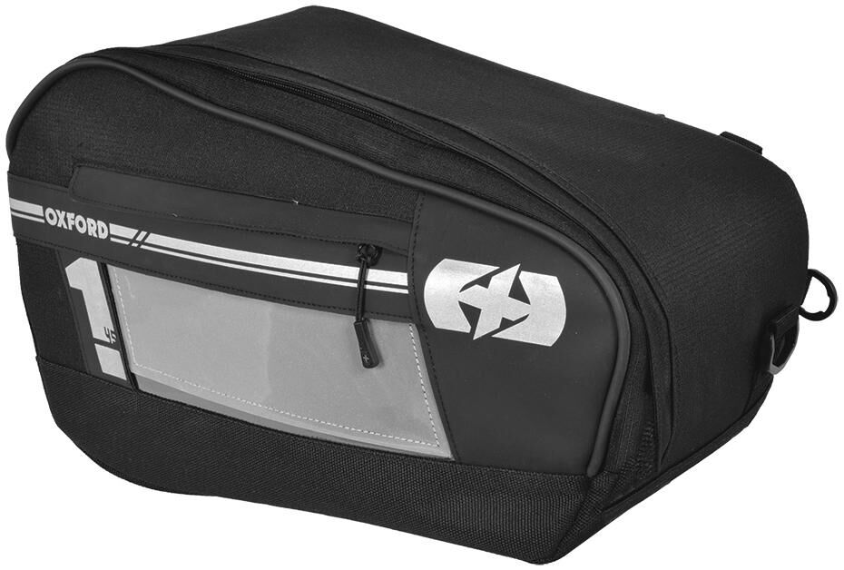 Oxford side bags f1 p45 side pockets f1 black 2x22.5l 45l