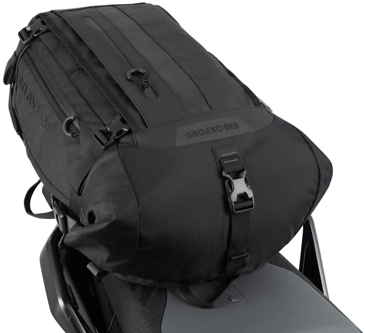 Oxford achtertas atlas t advanced atlas t-20 advanced tourpack black