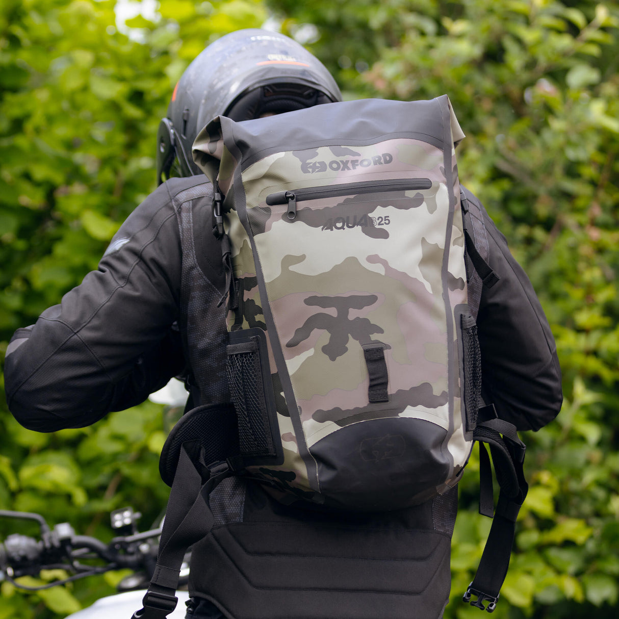 Oxford aqua b 25 backpack backpack aqua b25 camo black 25l