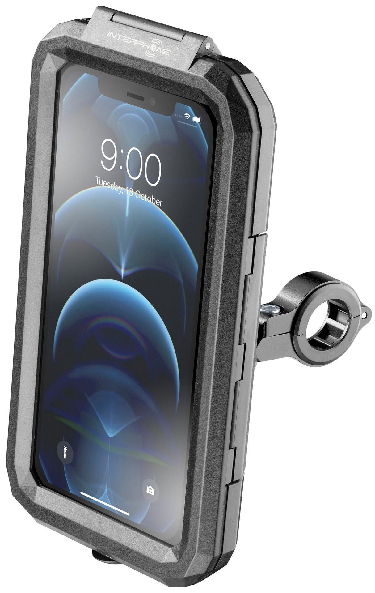 Interphone mobile phone holder cell phone holder interph armorpro sw up to 6.5 inc