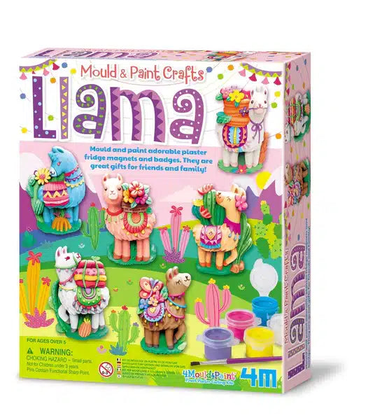 4m llama plaster casting and painting