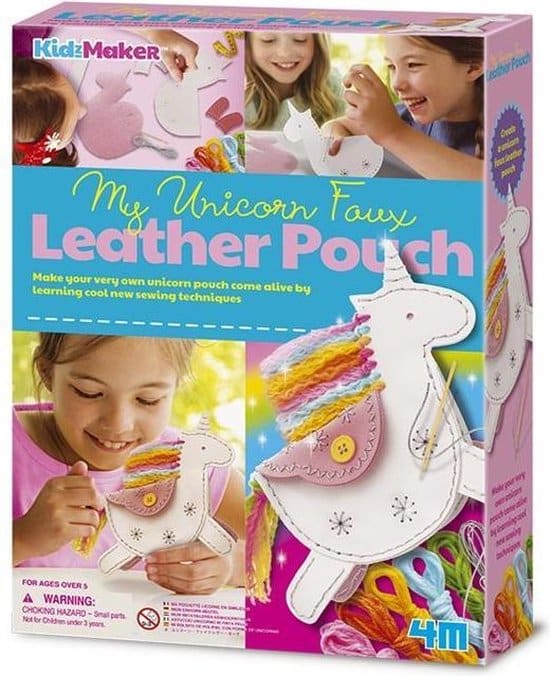 4m make your own leather unicorn pencil case