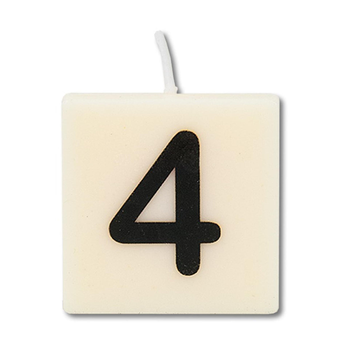 Paperdreams letter kaarsje nr. 4, 4st.